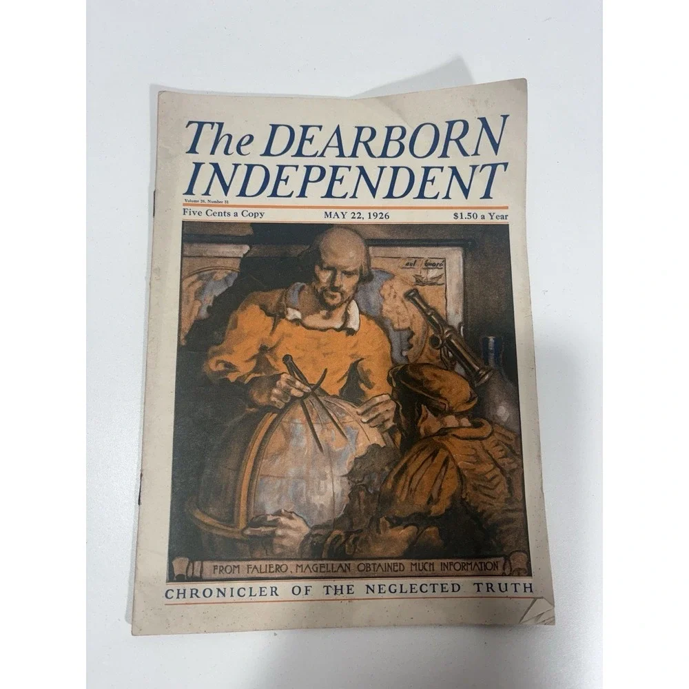 The Dearborn Independent 3‎ Lot 1926 May And June Volume 26 #31-32-33